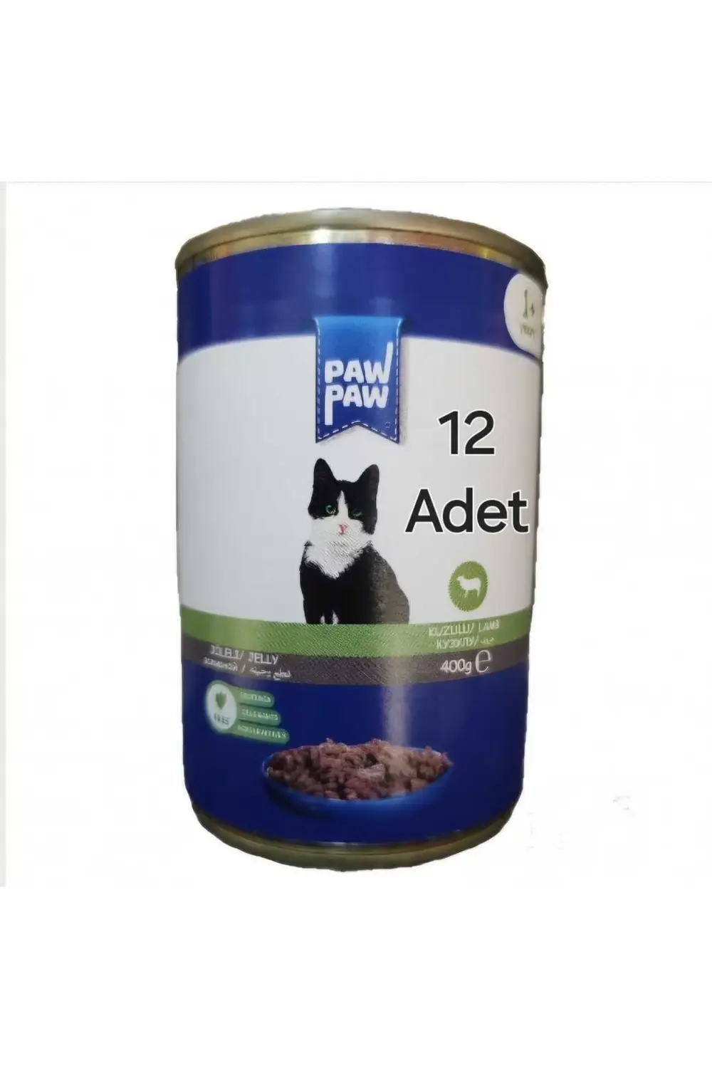 Saygin Pet Joleli Parça Kuzu Etli Yetişkin Kedi Konservesi 400 gr