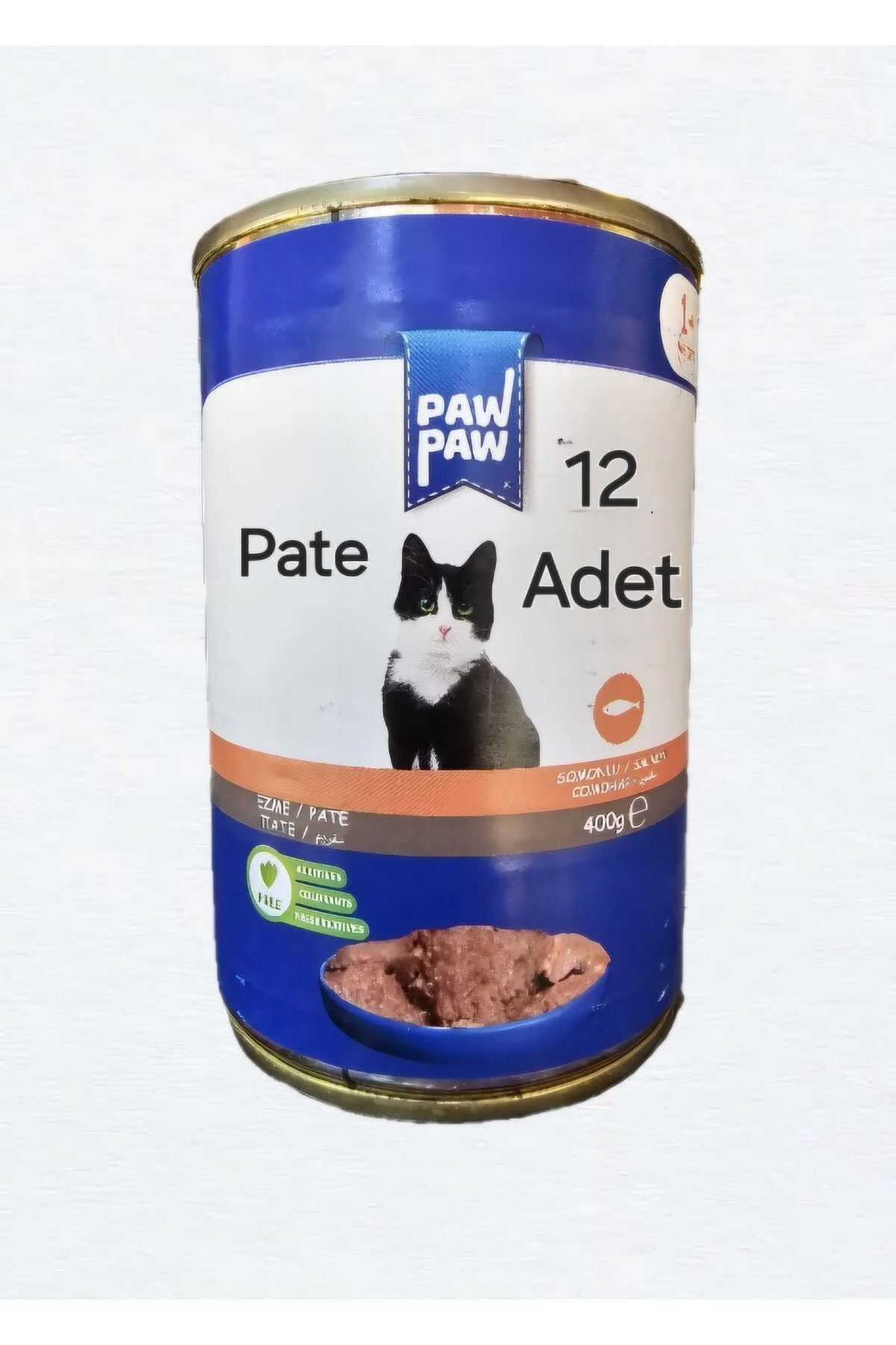 Saygın Pet Paw Somonlu Yetişkin Kedi Konservesi 400 gr 12 Adetsay
