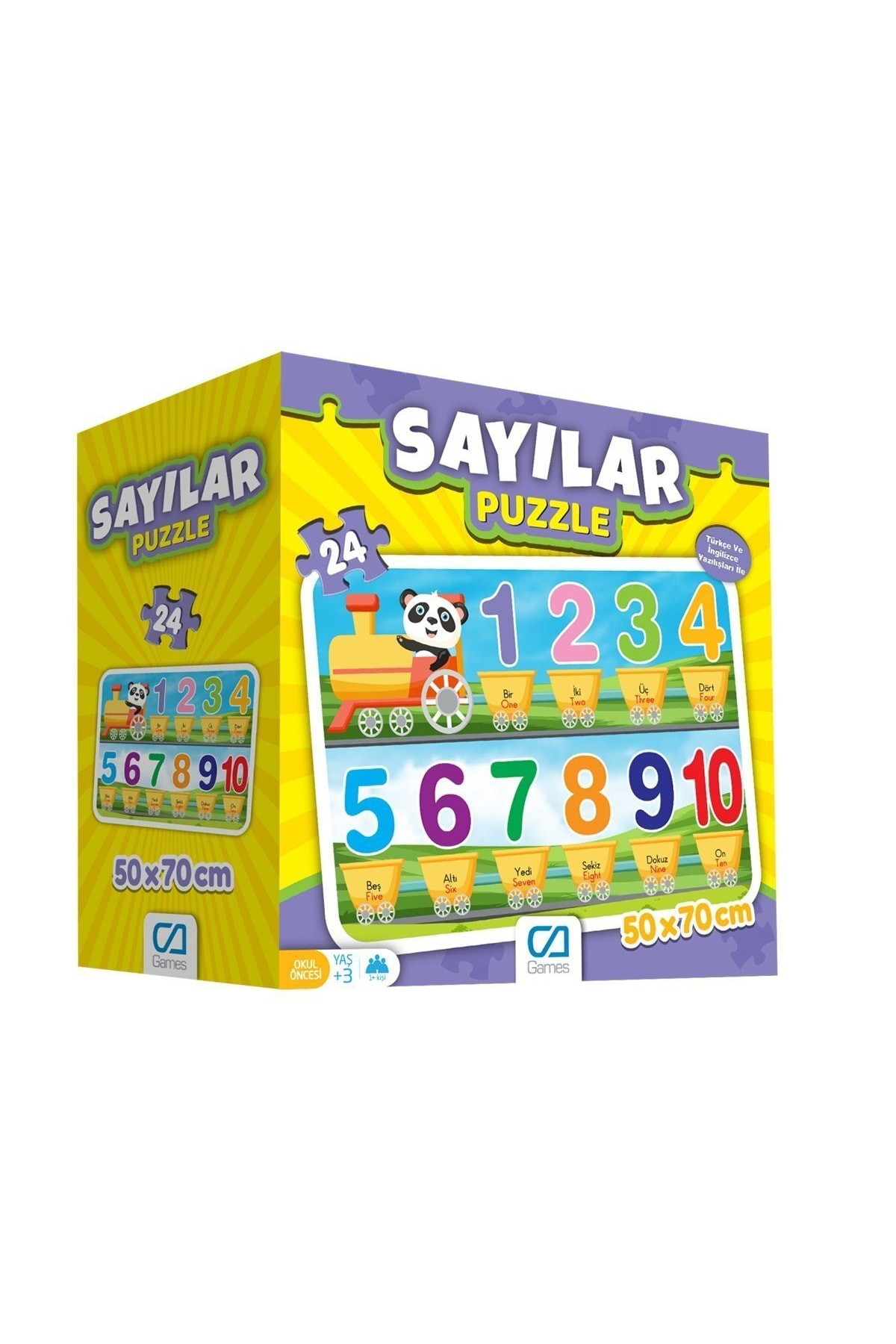 Ca Games Sayılar Eğitici Yer Puzzle 24 Prç