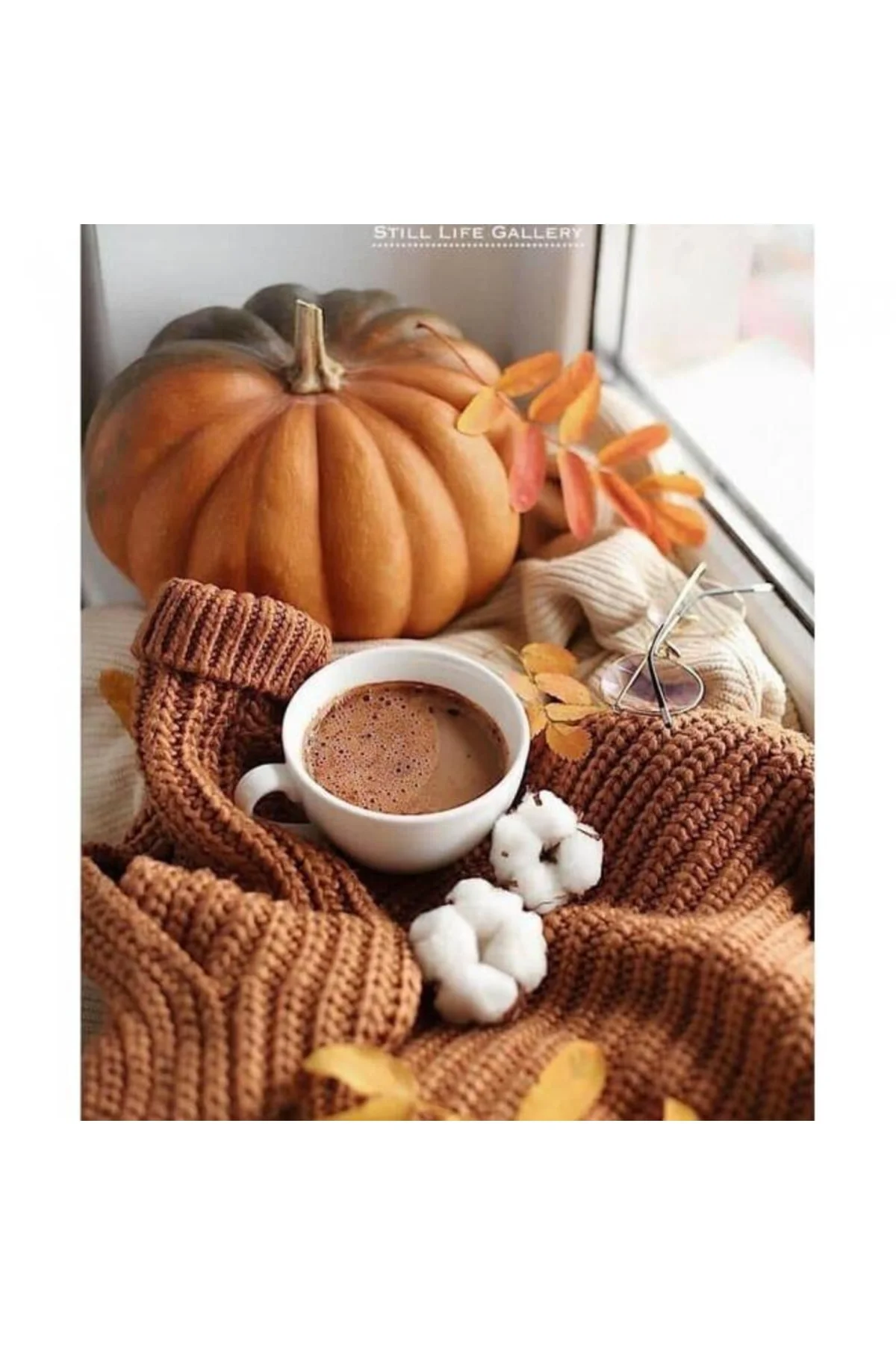 Sayılarla Boyama Seti Kasnaklı En Sevilen Kış 50 X 65 Cm