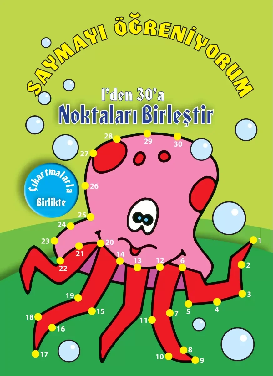 Saymayı Öğreniyorum 1'den 30'a Noktaları Birleştir