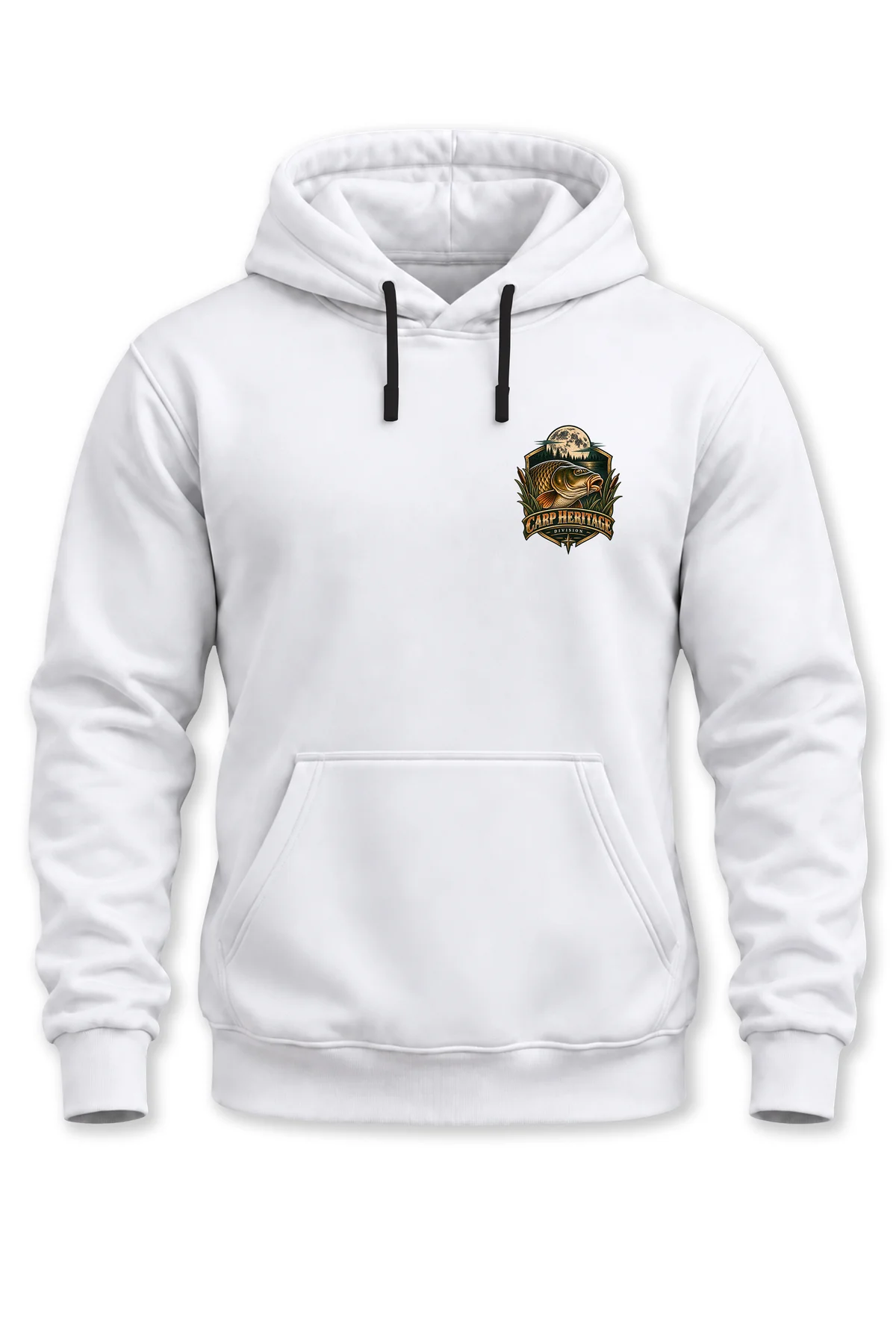 Sazan Balığı Armalı Unisex Kapüşonlu Sweatshirt – Balıkçı Outdoor Fishing Hoodie