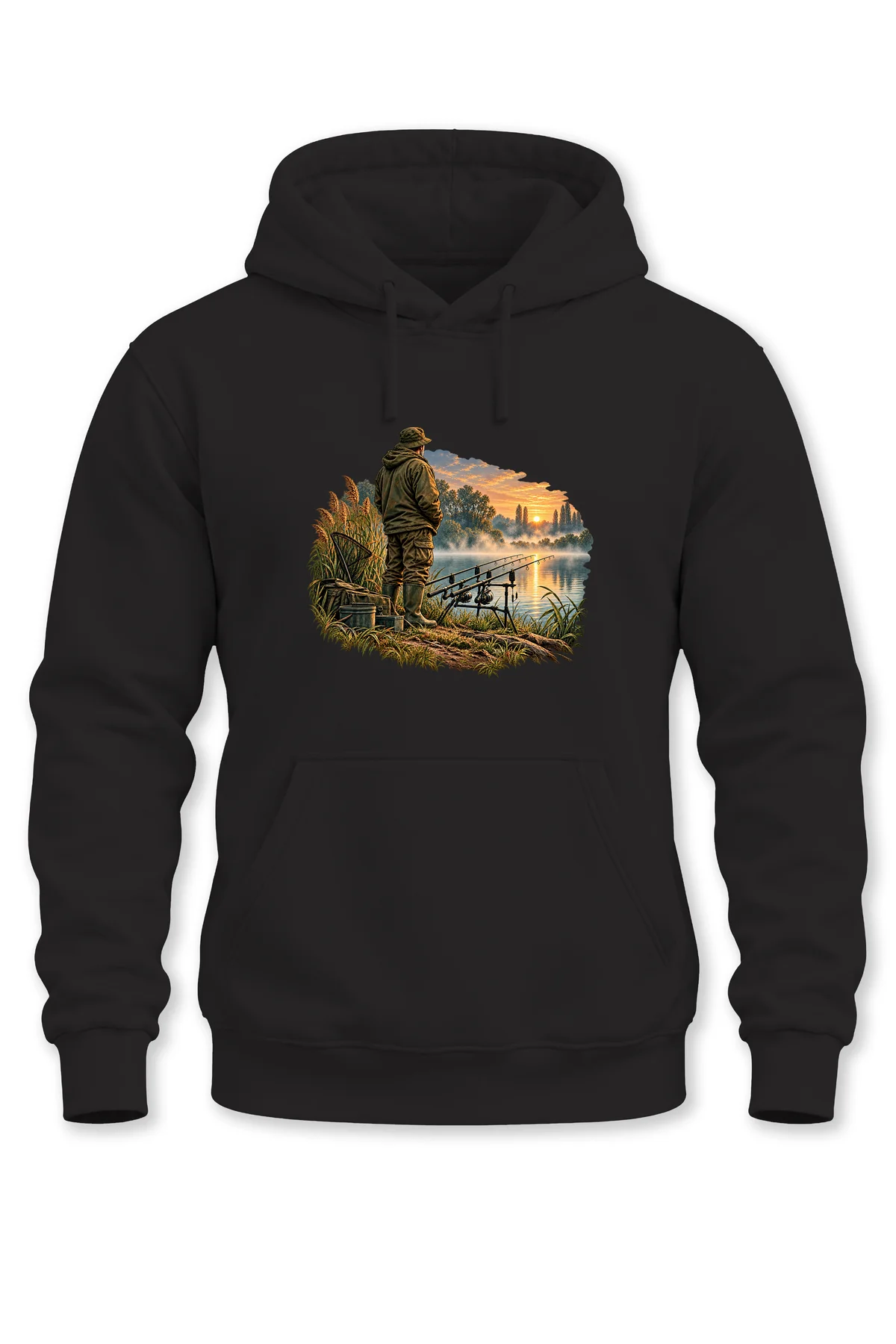 Sazan Balıkçılığı Baskılı Kapüşonlu Sweatshirt Unisex Outdoor Balıkçı Hoodie Sazan Balıkçılığı Baskılı Kapüşonlu Sweatshirt Unisex Outdoor Balıkçı Hoodie