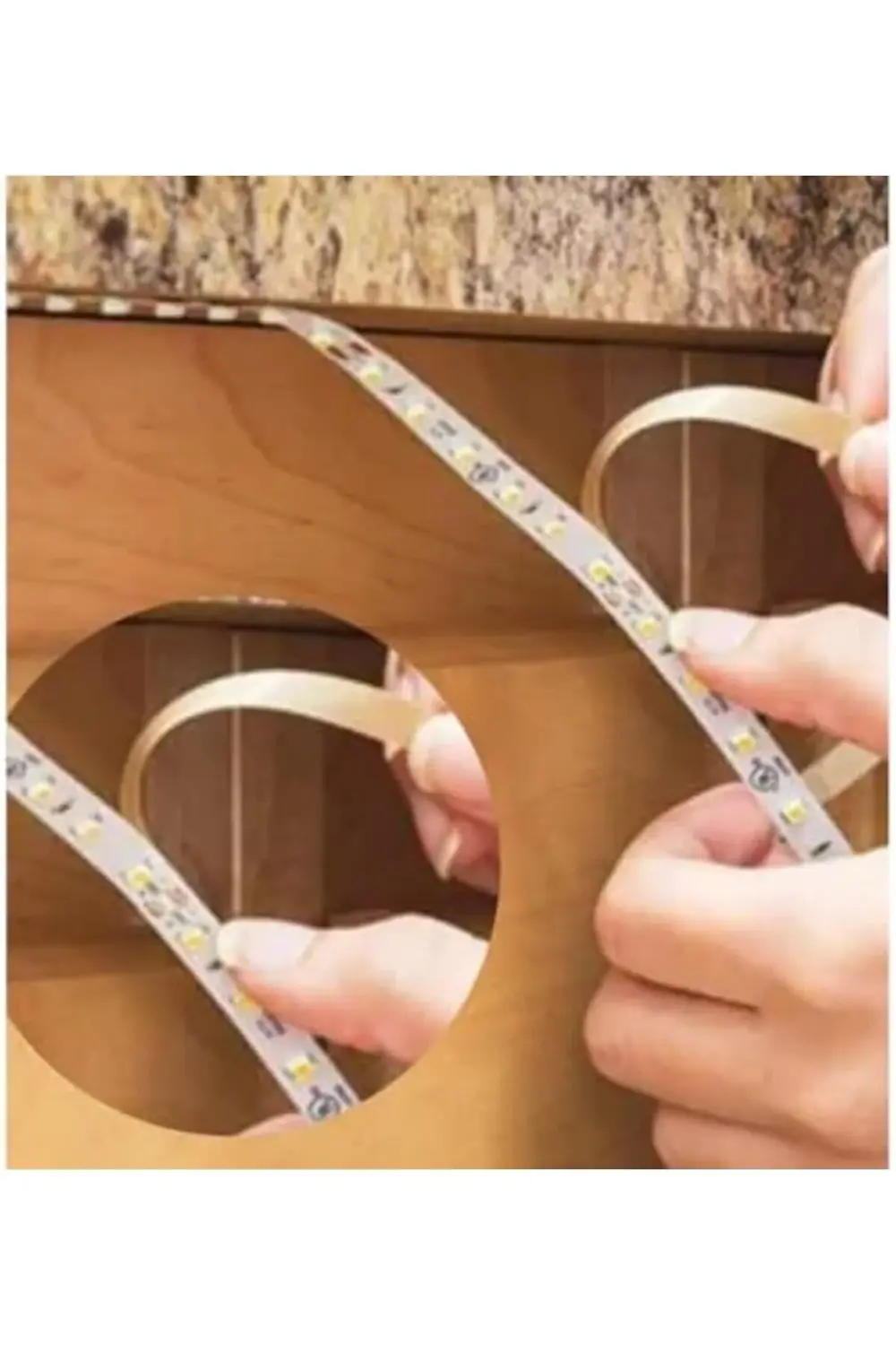 Sb-6501 Şerit Led Işık Aydınlatma Seti Aç/kapa Butonlu, Adaptörlü