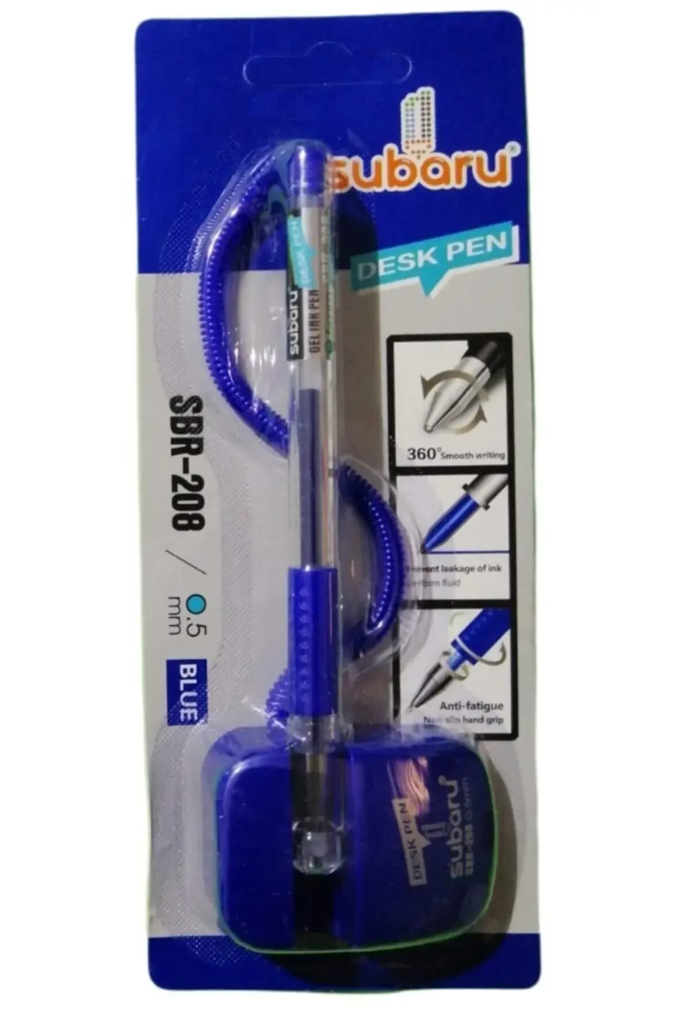 Sbr-208 Zincirli Masa Üzeri Tükenmez Kalem 0.5 Mm Mavi Tk.k