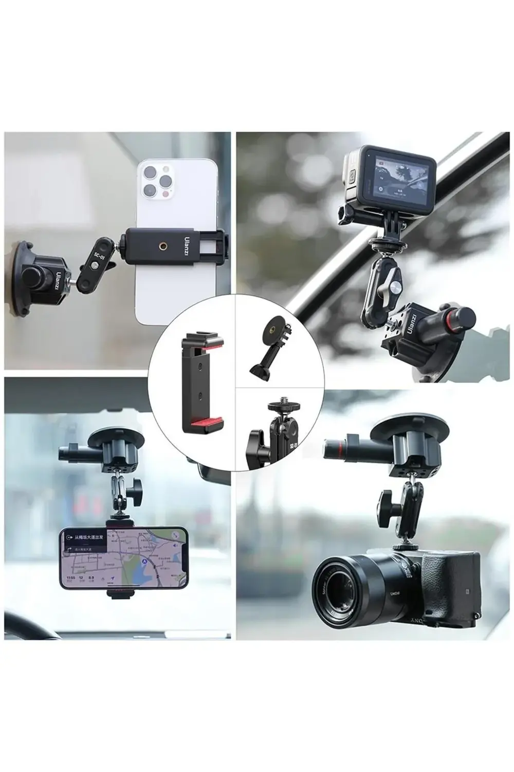 SC-01 Güçlü Vantuz Vakum Montaj Kiti