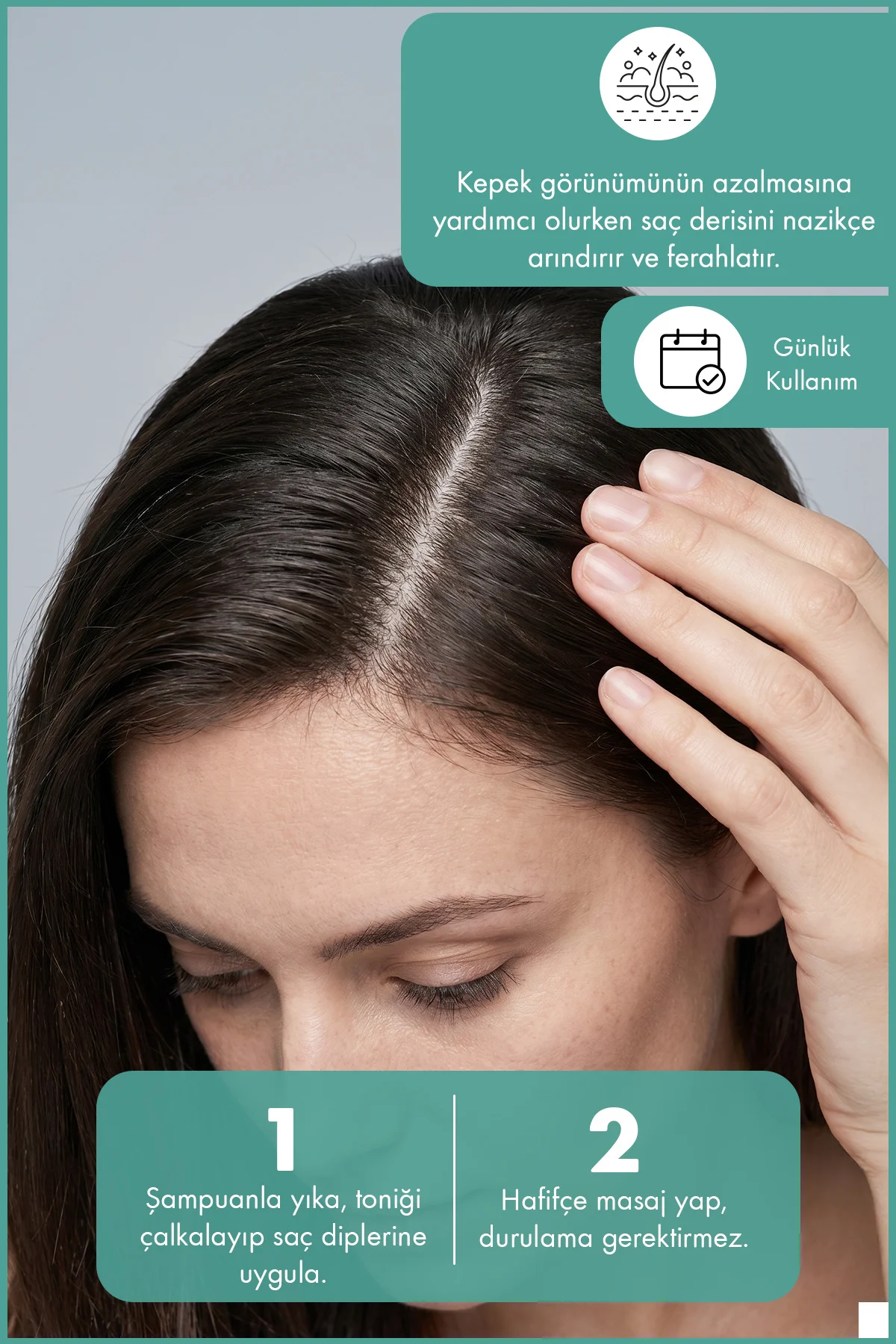 ScalpBalance™ Kepek Karşıtı Sebum Dengeleyici Saç Derisi Toniği 200 ML ScalpBalance™ Kepek Karşıtı Sebum Dengeleyici Saç Derisi Toniği 200 ML
