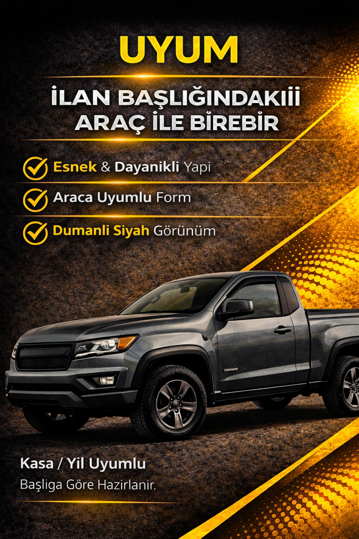 Scania G-P-R-L Serisi Uzun Model Kamyon ve Tır 1997-2018 1.5/2.0 Turbo Cam Rüzgarlığı 2'li