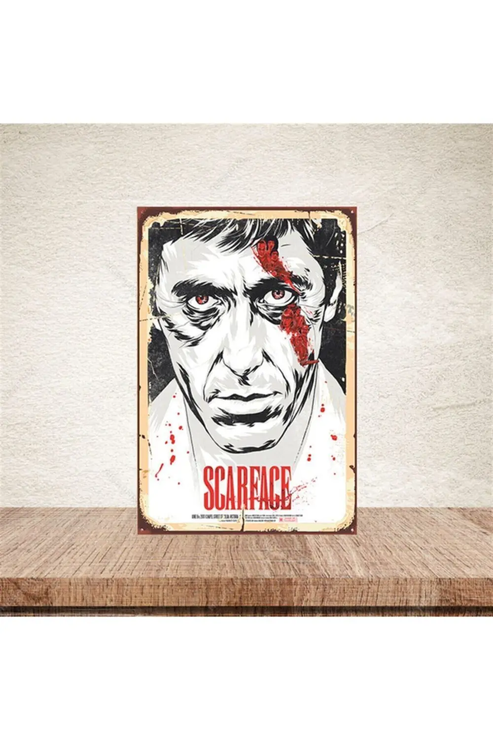 Scarface Retro Ahşap Poster Fiyatı, Yorumları ve Özellikleri