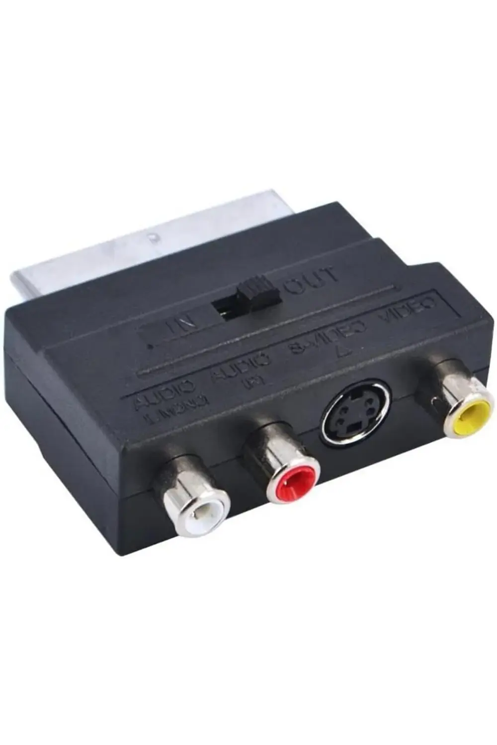 Scart To Rca Skart Tos Av Svideo Çevirici Dönüştürücü Adaptör 890