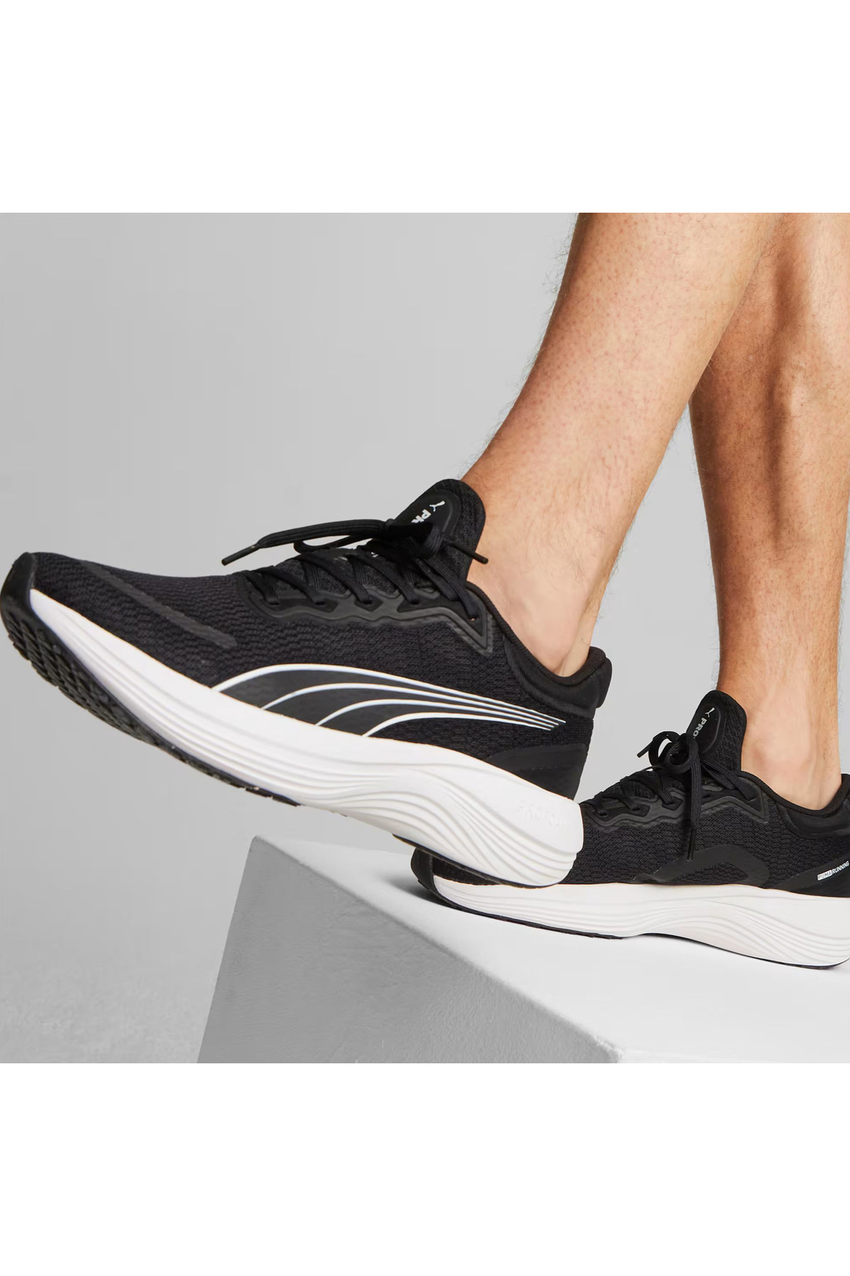 Puma Scend Pro Unisex Siyah Yol Koşusu Ayakkabısı Unisex Yol Koşusu Ay