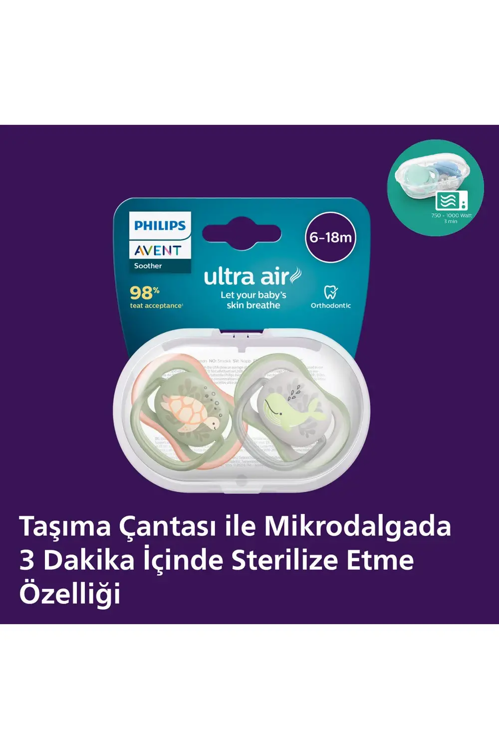 SCF085/60 Ultra Air 6-18 Ay Erkek Emzik