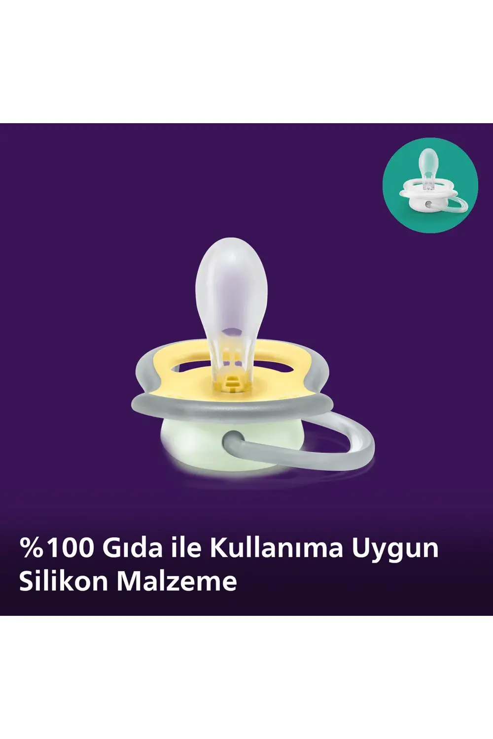 SCF376/01 Ultra Air Nighttime Karanlıkta Parlar Gece Emziği 18Ay+