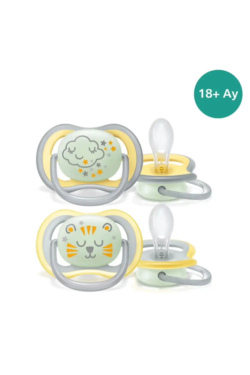 SCF376/01 Ultra Air Nighttime Karanlıkta Parlar Gece Emziği 18Ay+