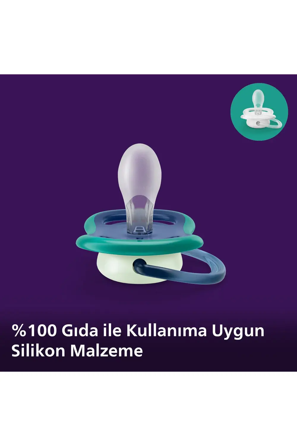 SCF376/13 Ultra Air Night Karanlıkta Parlar Gece Emziği 6-18 Ay E