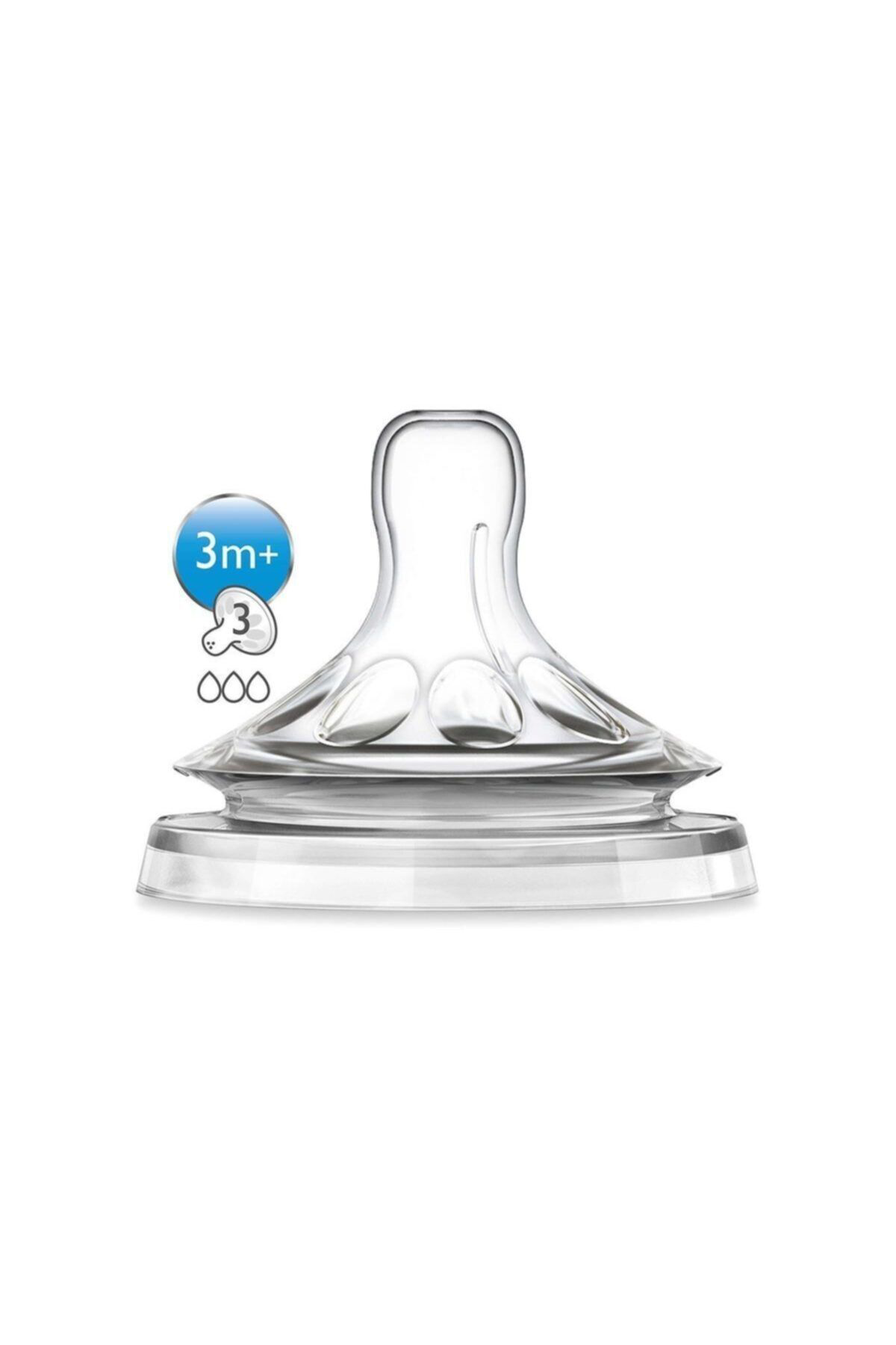 Avent Scf653/27 Natural Biberon Emziği İkili Orta Akiş 3M+