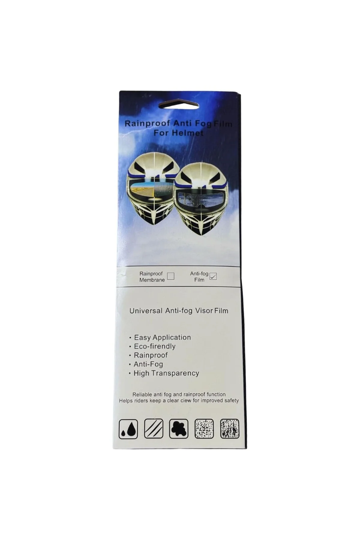 scharf Yüksek Kaliteli Anti-Fog Kask Camı - Buğu Tutmaz, Net Görü