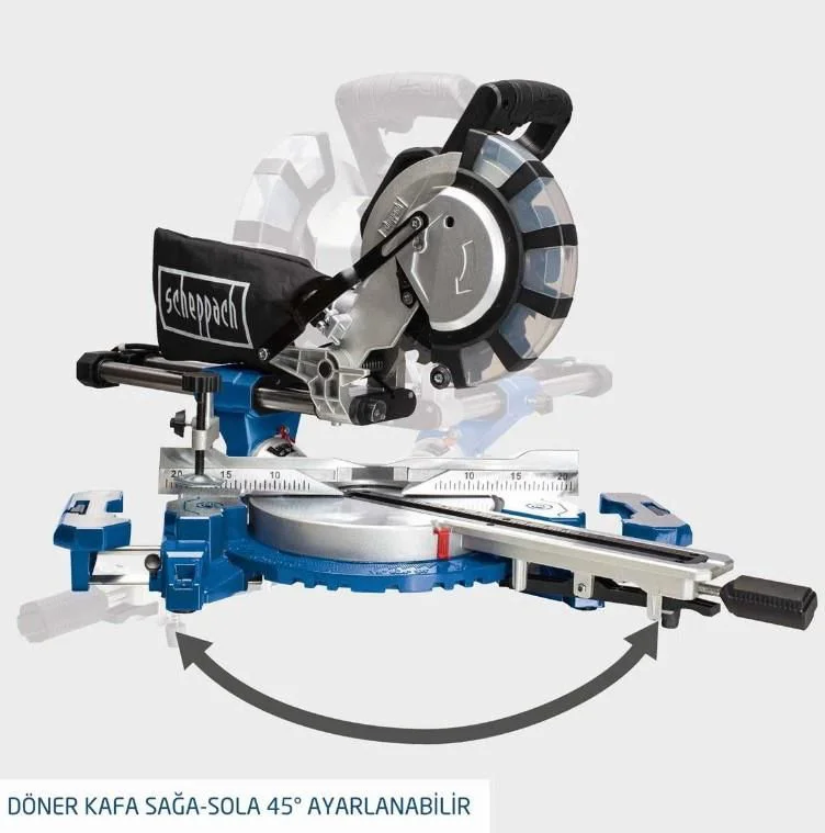 Scheppach HM254SPX 254 mm Gönye Kesme Makinesi Scheppach HM254SPX 254 mm Gönye Kesme Makinesi Fiyatı, Yorumları ve Özellikleri