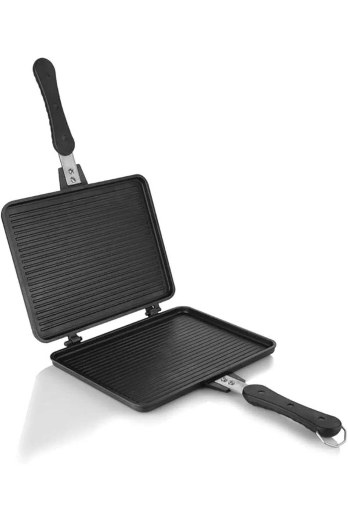 Schäfer Tastemake Döküm Ocak Üstü Tost Izgara 20x26 Cm-2 Parça