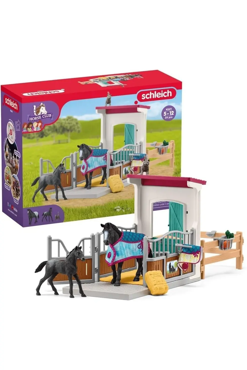 Schleich Club —Kısrak ve Taylı At Oyun Seti 1200752