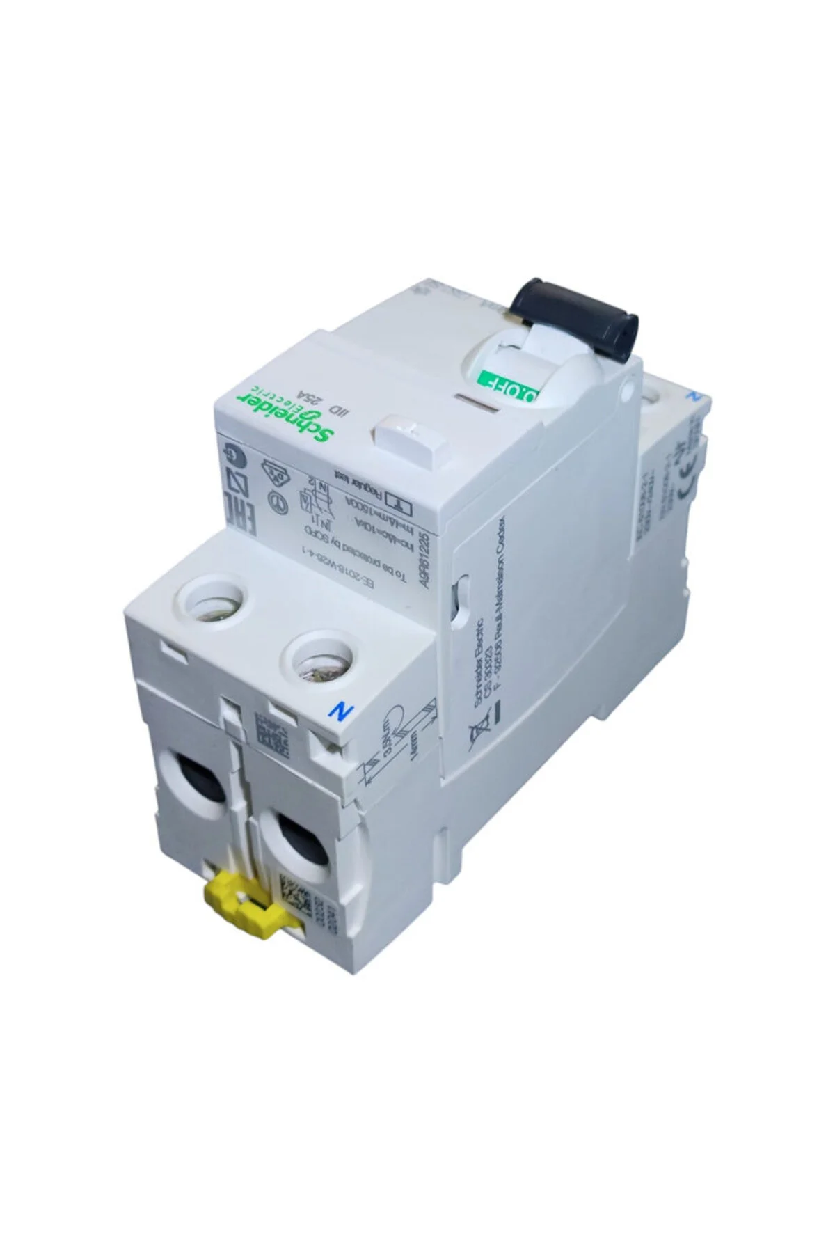 Schneider 25A 30mA Monofaze Kaçak Akım Koruma Rölesi (A9R61225)