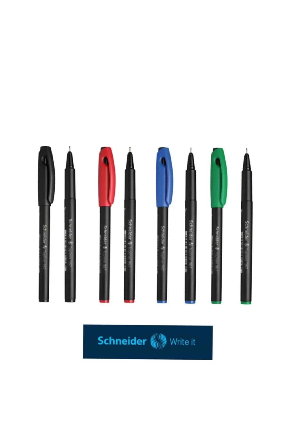 Schneıder Toplıner 967 Fiber Uçlu Kalem 0,4 mm 4'lü Scr102