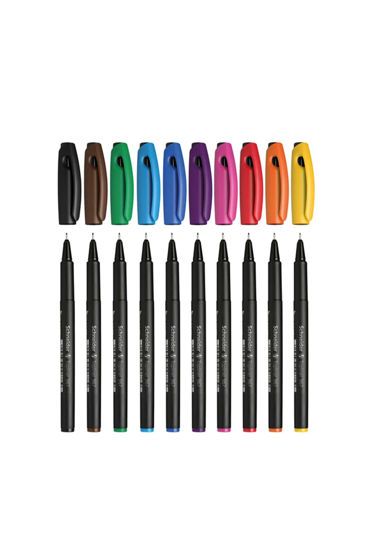 Schneider Topliner 967 Keçeli Kalem 10'lu 0.4 Mm