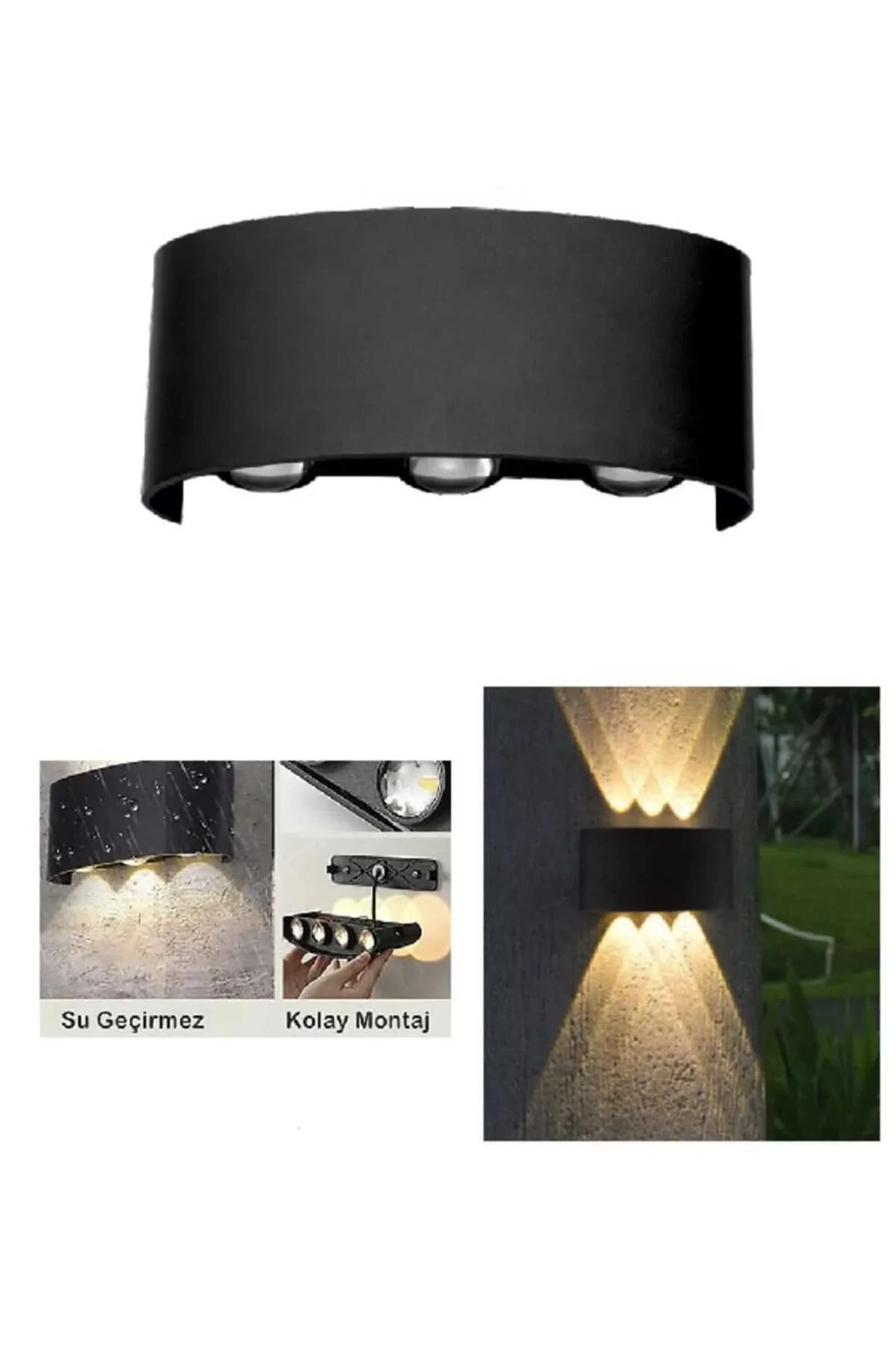 Schuar Ct-8011 12w Haiti Dış Mekan Led Aplik 3200k Günışığıt