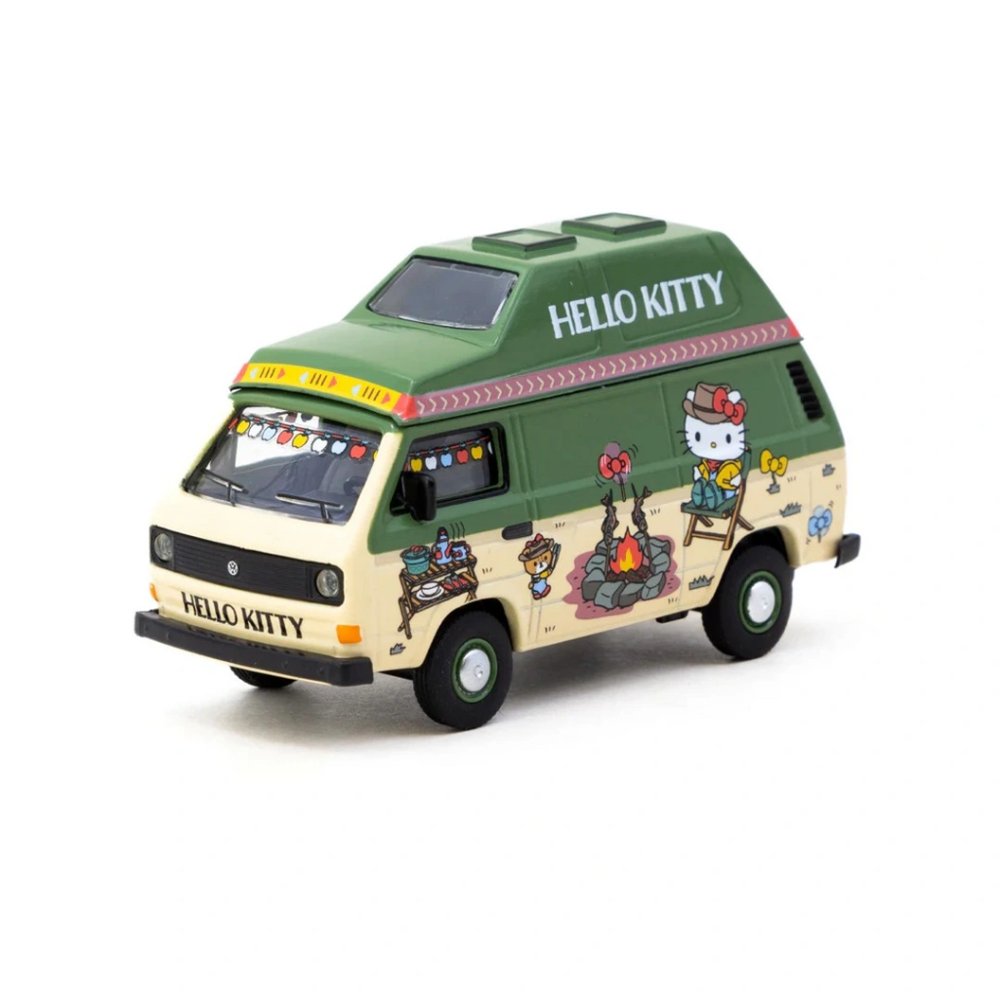 Schuco x Works 1/64 Volkswagen T3 Van Hello Kitty Camping Schuco x Works 1/64 Volkswagen T3 Van Hello Kitty Camping