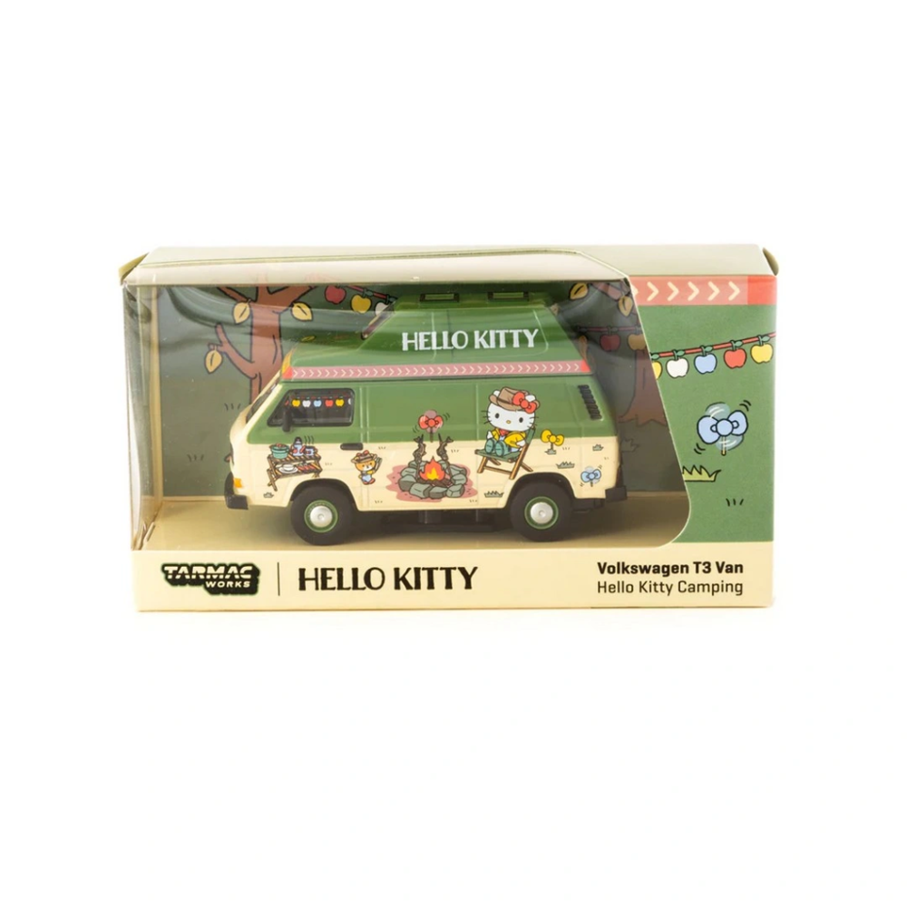 Schuco x Works 1/64 Volkswagen T3 Van Hello Kitty Camping Schuco x Works 1/64 Volkswagen T3 Van Hello Kitty Camping