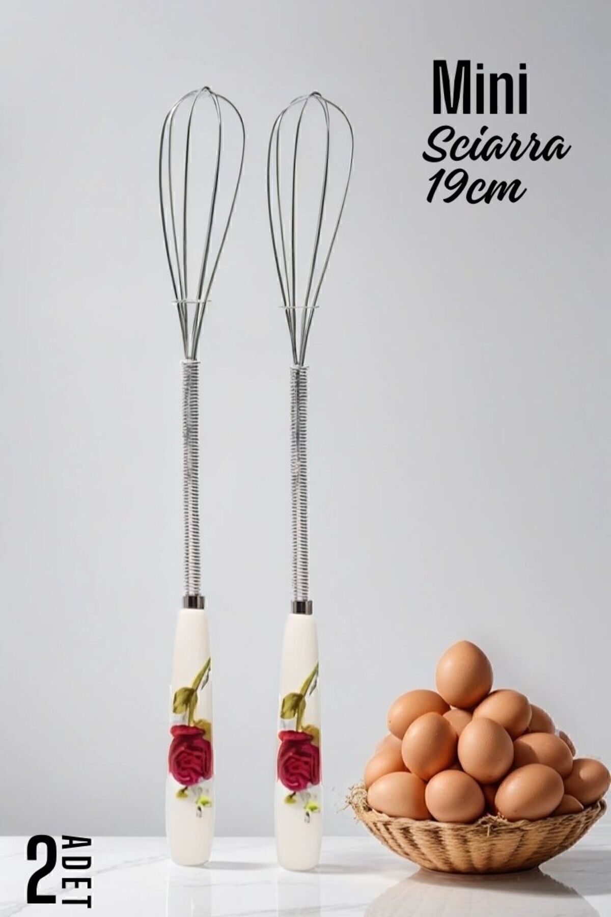 Transformacion Sciarra Mini Çırpıcı Seramik Saplı 2 Adet