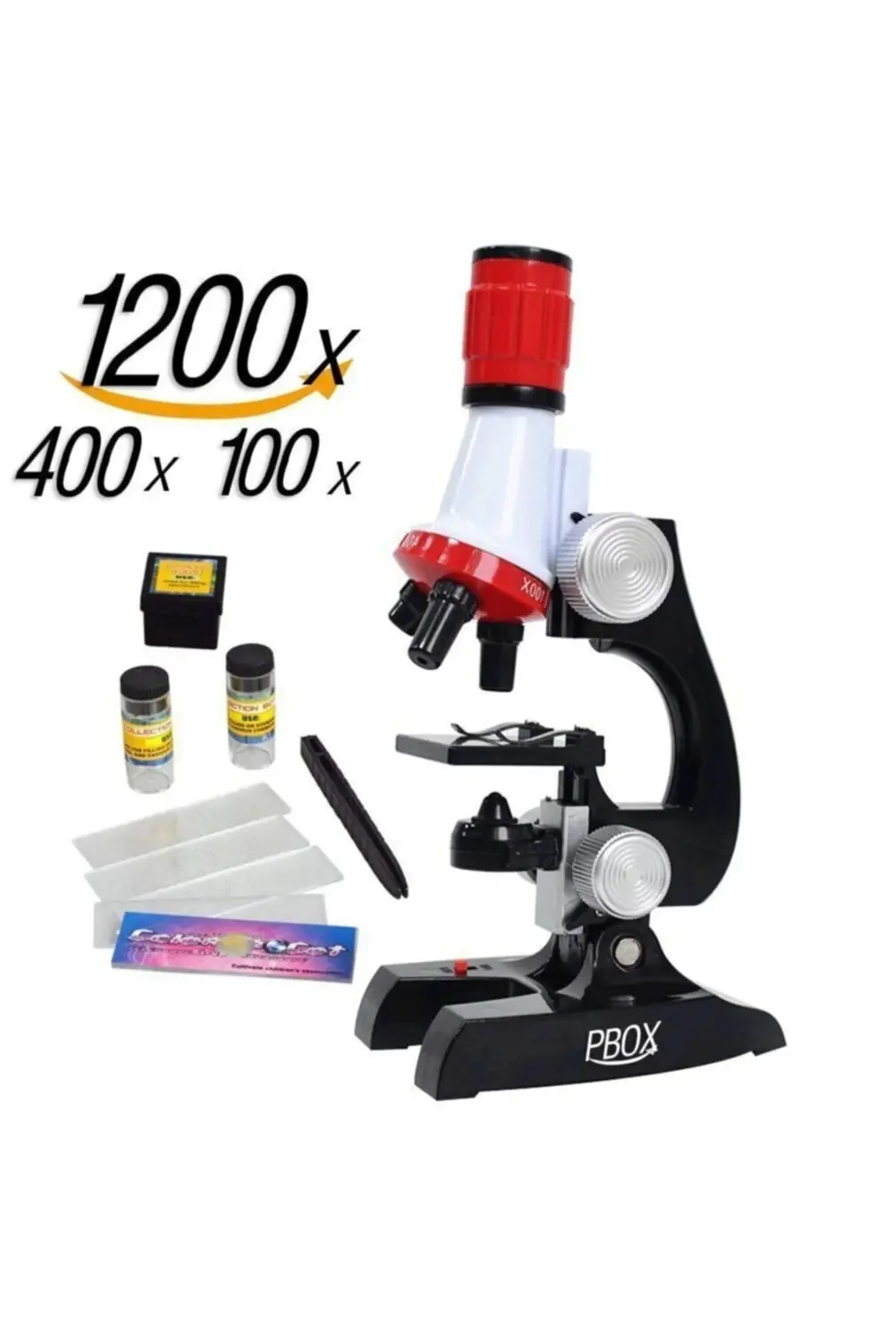 Science Kits For Kids Microscope Beginner Microscope Kit Led 100x