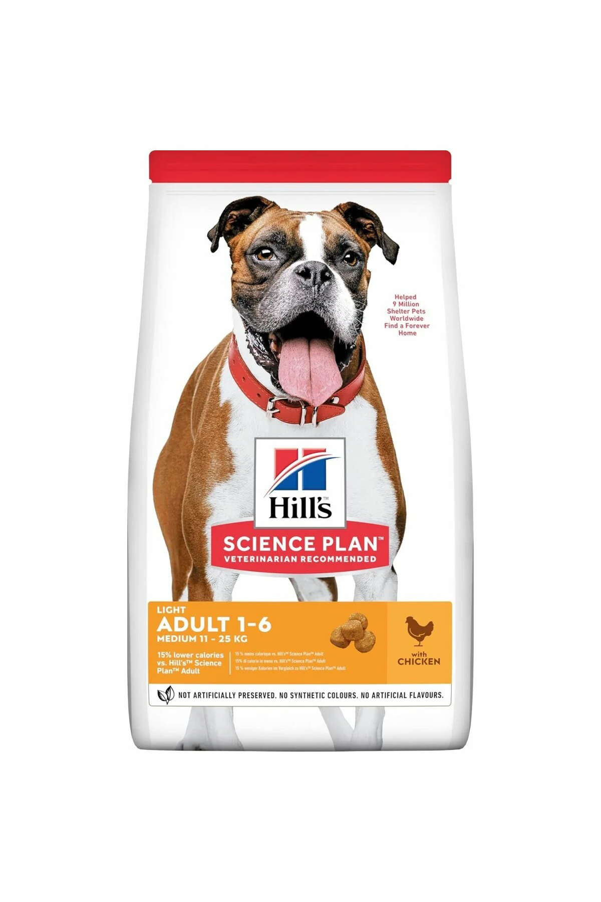 SCIENCE PLAN Light Yetişkin Orta Irk Tavuklu Köpek Maması 14 kg