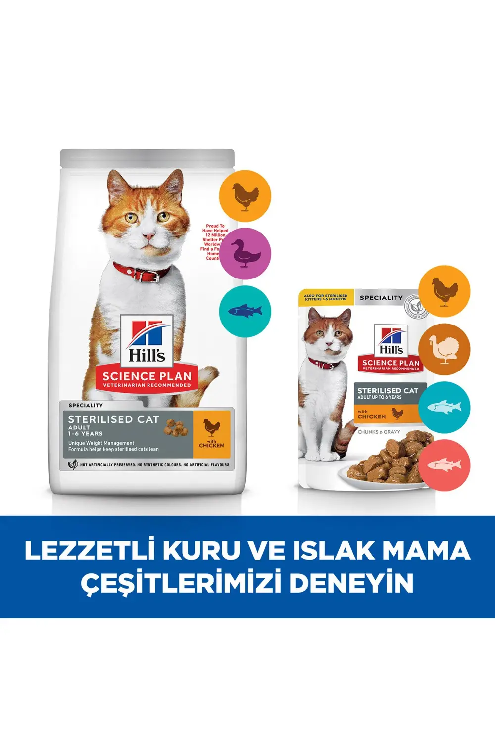 SCIENCE PLAN Ördekli Kısırlaştırılmış Yetişkin Kedi Maması 10 Kg