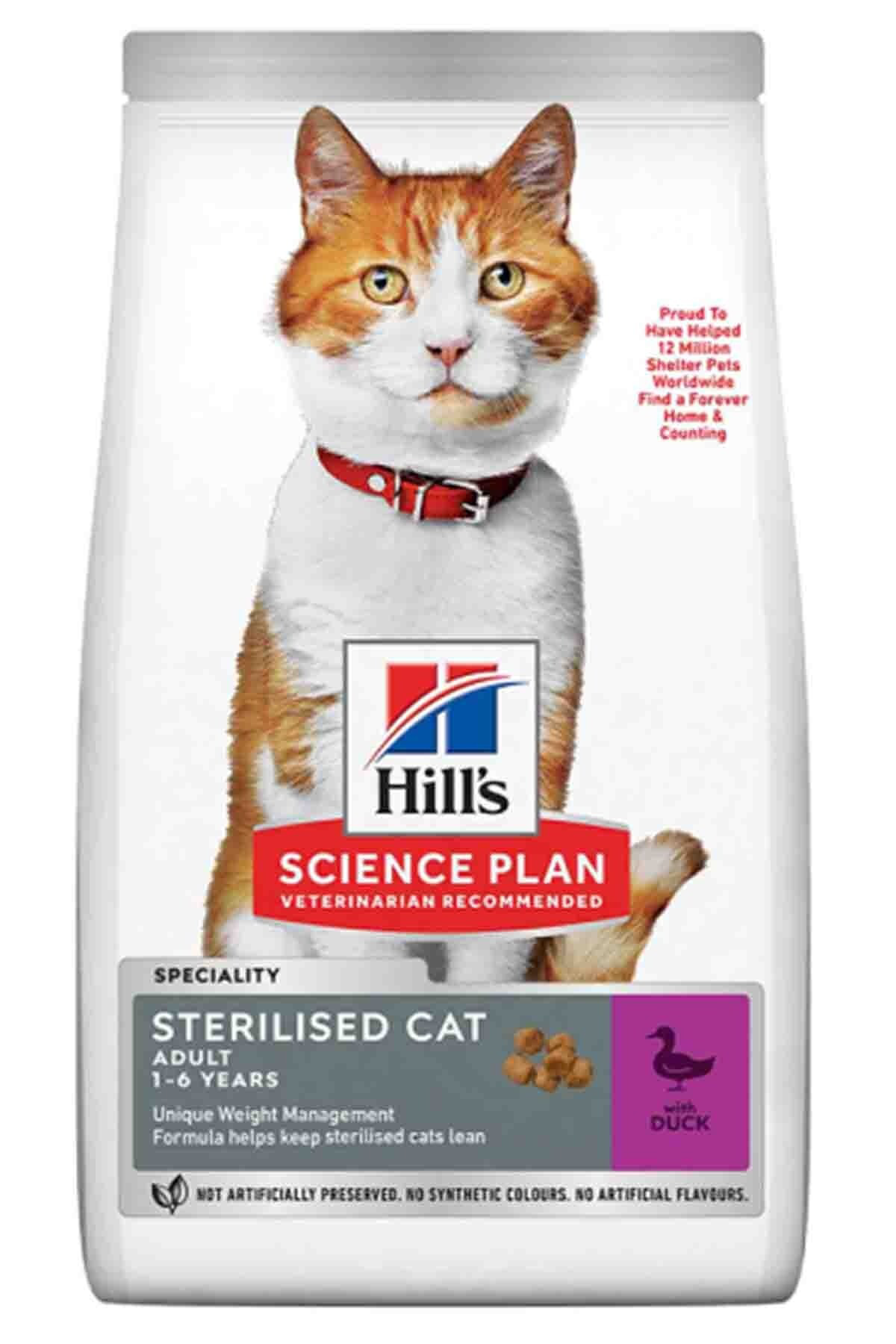 Scıence Plan Ördekli Kısırlaştırılmış Kedi Maması 8kg + 2kg HEDİY