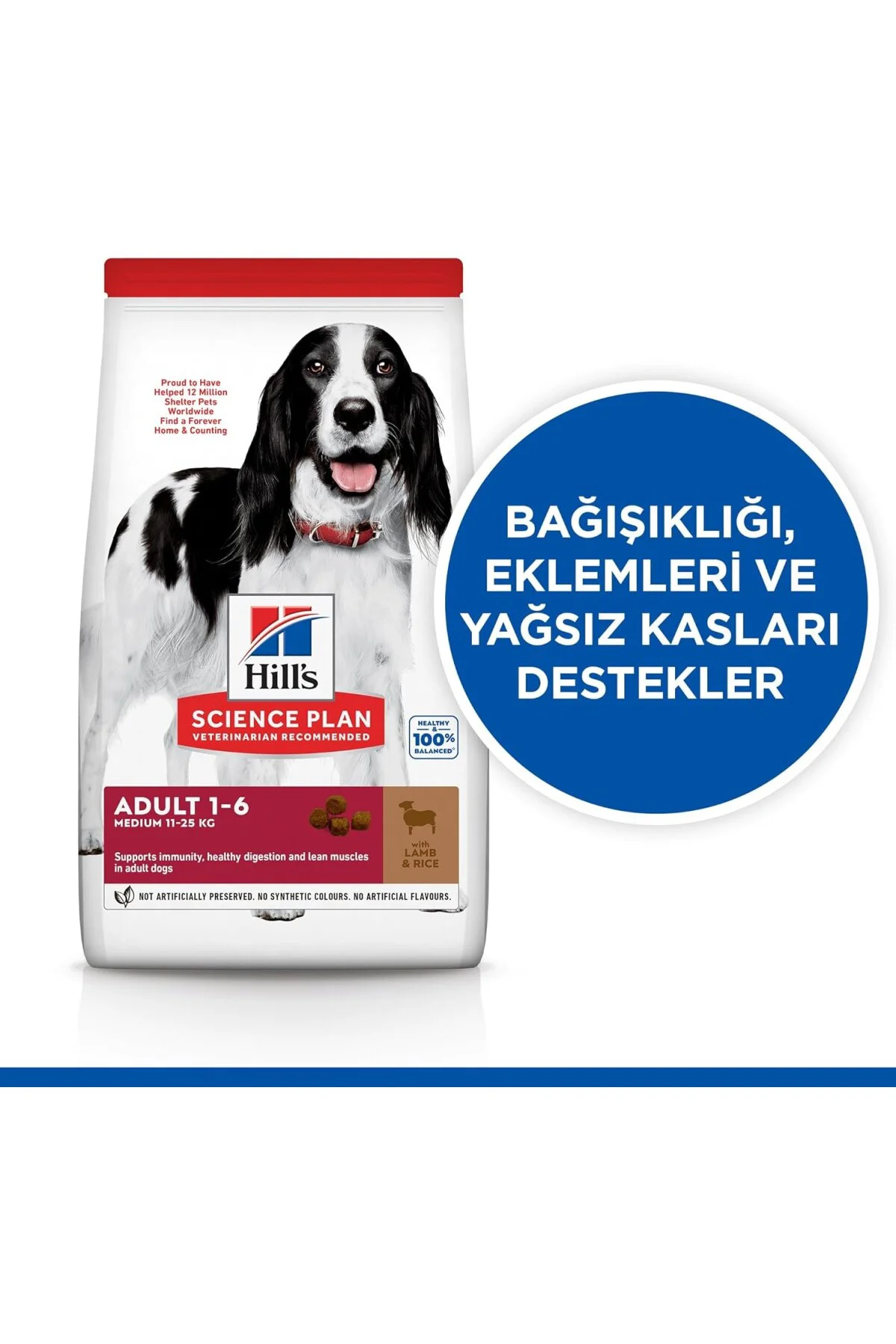 Science Plan Yetişkin Orta Irk Kuzulu ve Pirinçli Köpek Maması 12