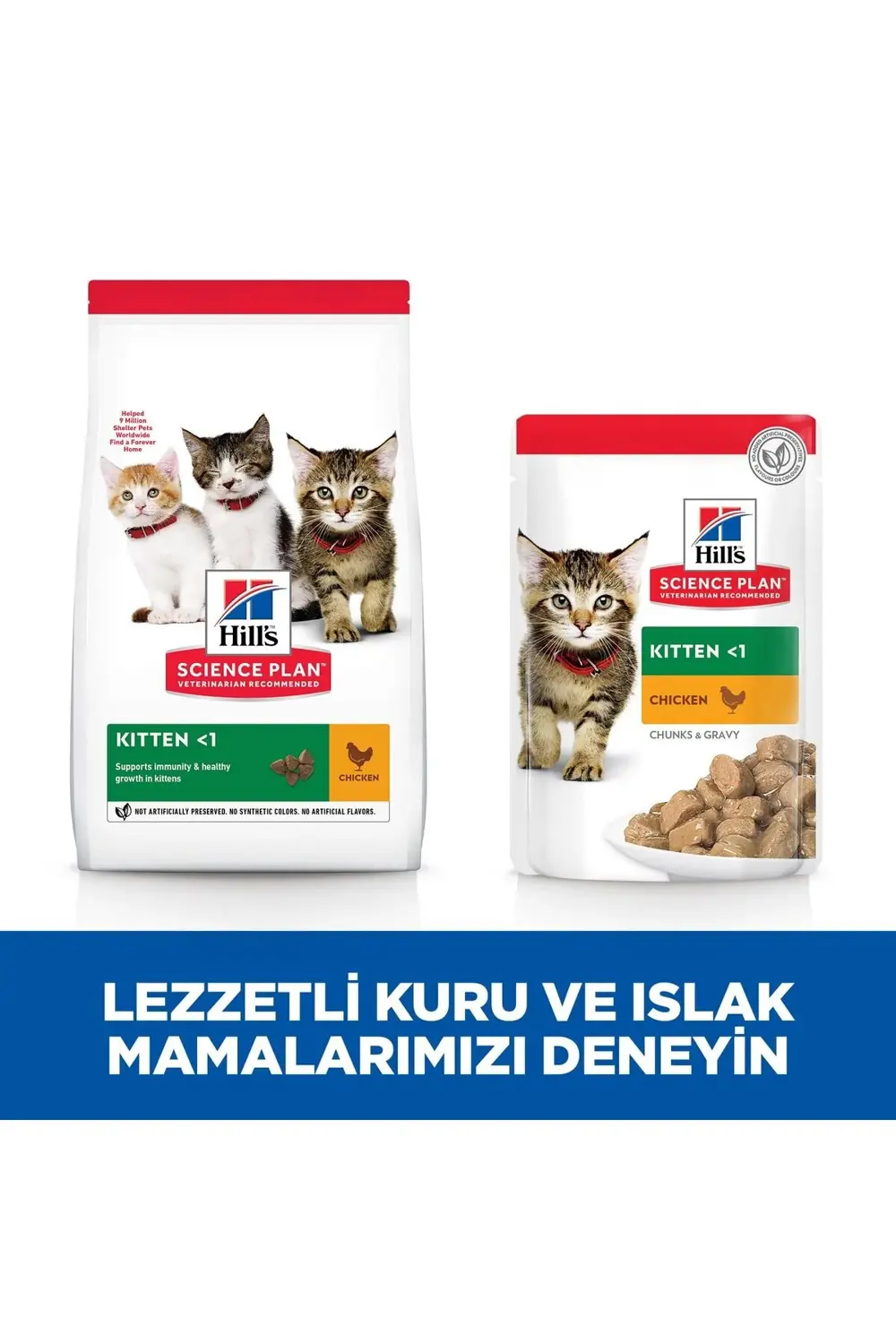 SCIENE PLAN Tavuklu Yavru Kedi Maması 5+2 Kg