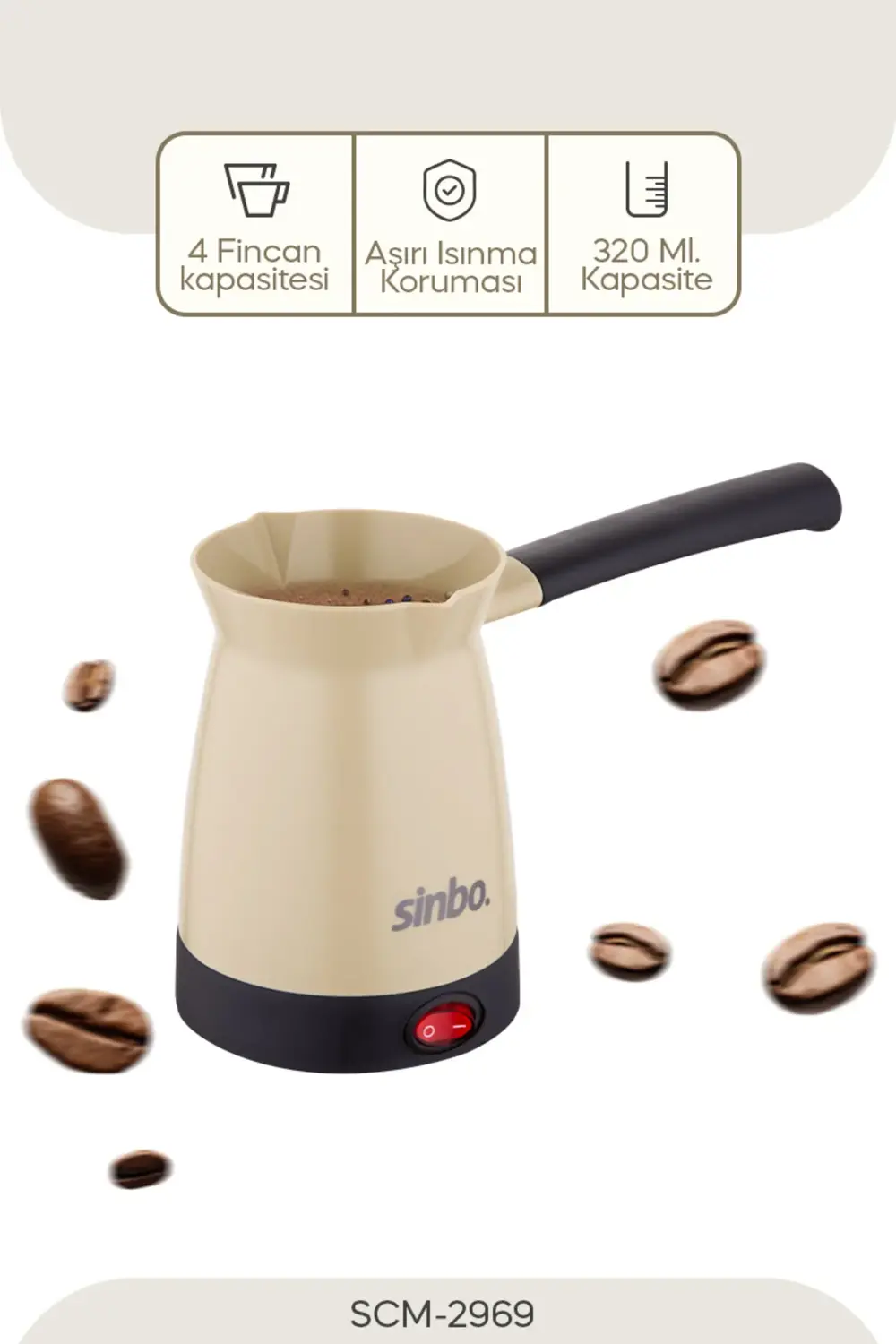 SCM-2969 Elektrikli Cezve