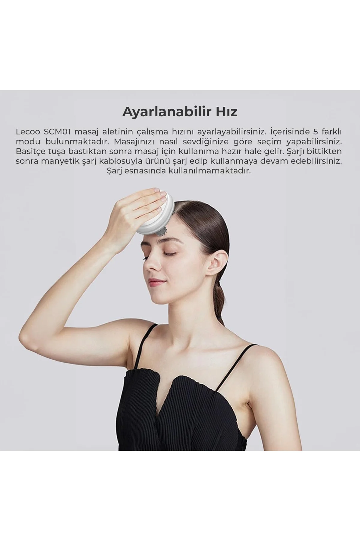 SCM01 Taşınabilir IPX7 Su Geçirmez Kafa Bel Boyun Sırt Ayak Çok İ