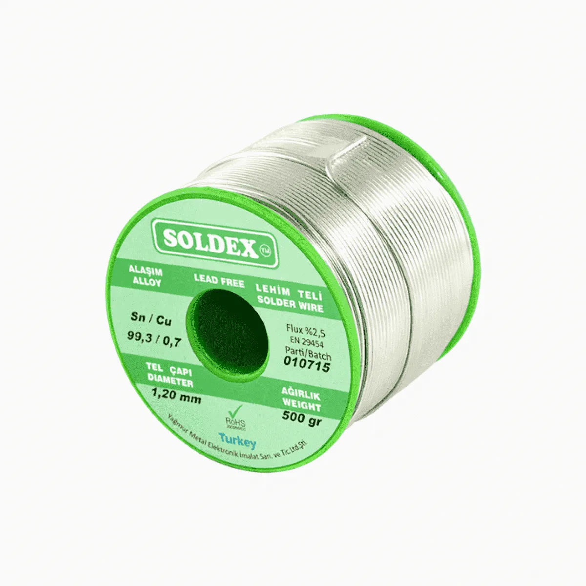 Scn100 Gümüşsüz Özel Alaşım Lehim Teli 500 Gr - 0.75 Mm