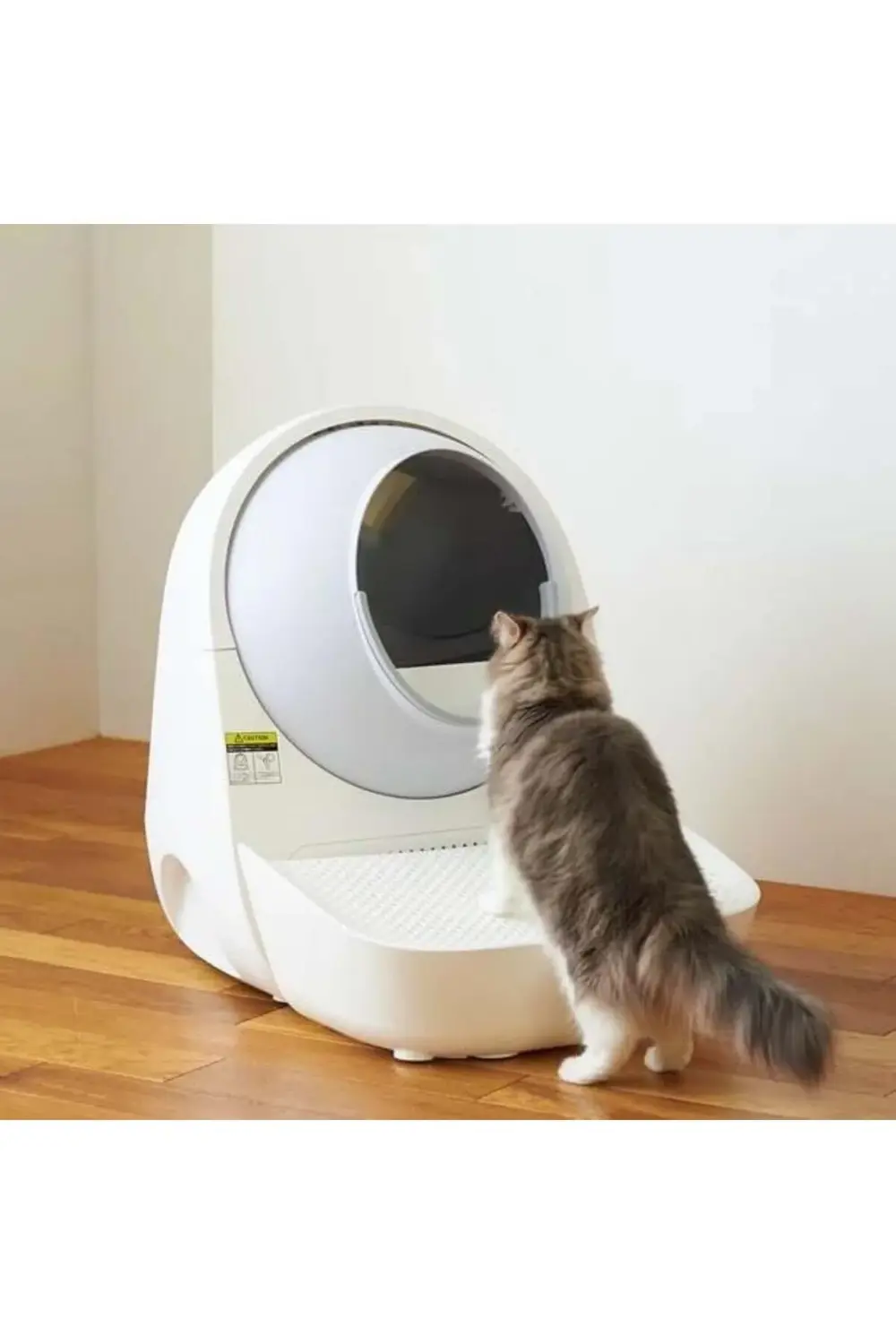 Scooper Beyaz Kedi Tuvaleti Basamağı - Litter Takibi, Ergonomik E