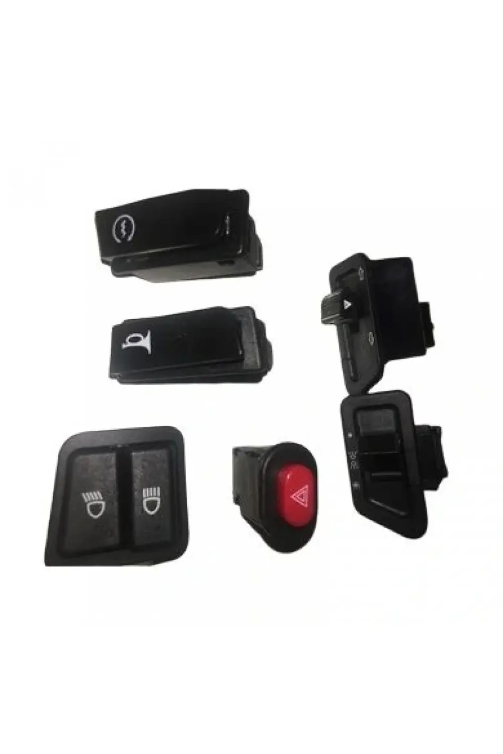 Scooter Cup Düğme Seti 6lı Marş+korna+sellektör+sinyal+far+dörtlü