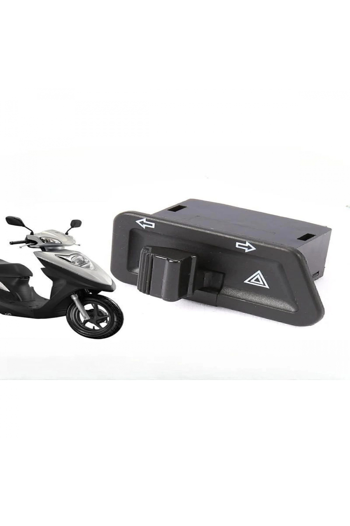 Scooter Motorsiklet 4’lü sinyal düğmesi Üniversal Uyum