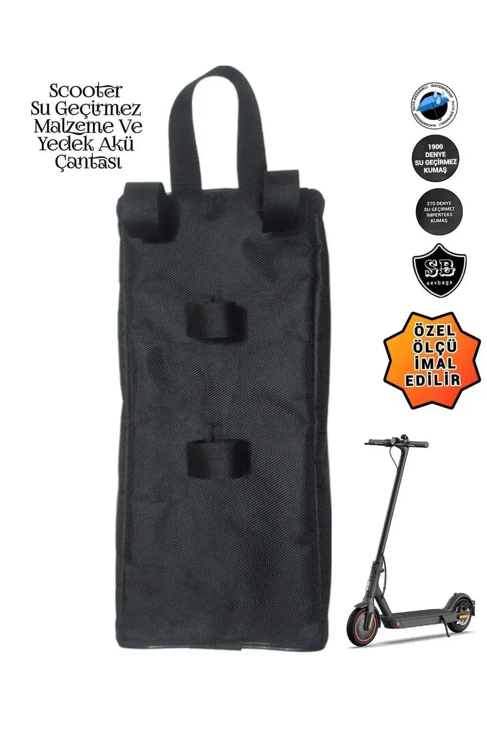 Scooter Yedek Akü Ve Malzeme Çantası