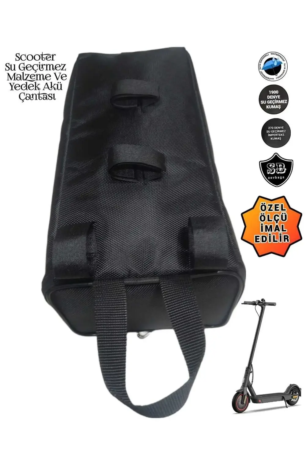 Scooter Yedek Akü Ve Malzeme Çantası