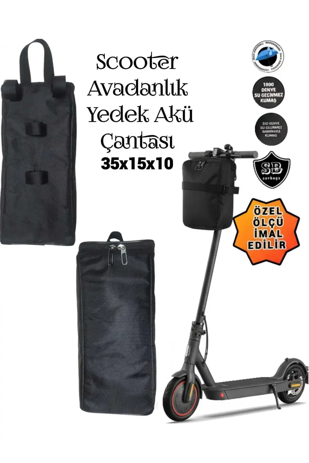 Scooter Yedek Akü Ve Malzeme Çantası