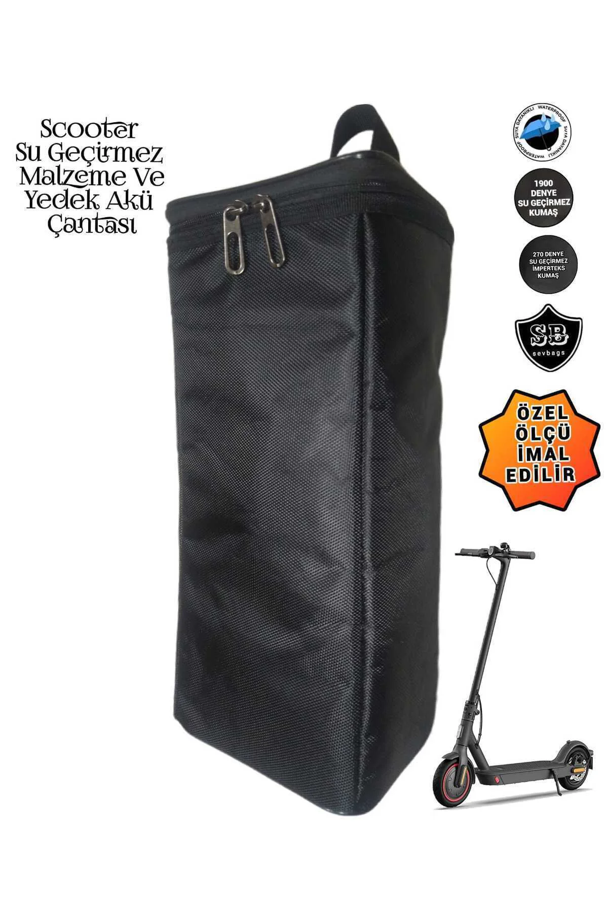 Scooter Yedek Akü Ve Malzeme Çantası