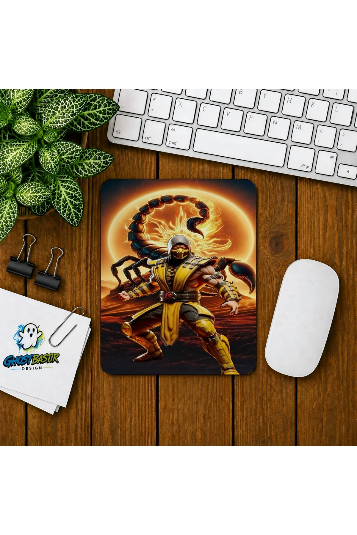 Scorpion Baskılı Oyuncu Mousepad 0271