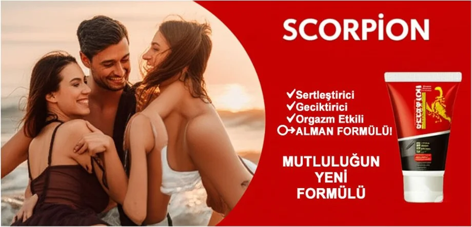Scorpion Erkeklere Özel Krem - Cilt Bakımında Güçlü Etki