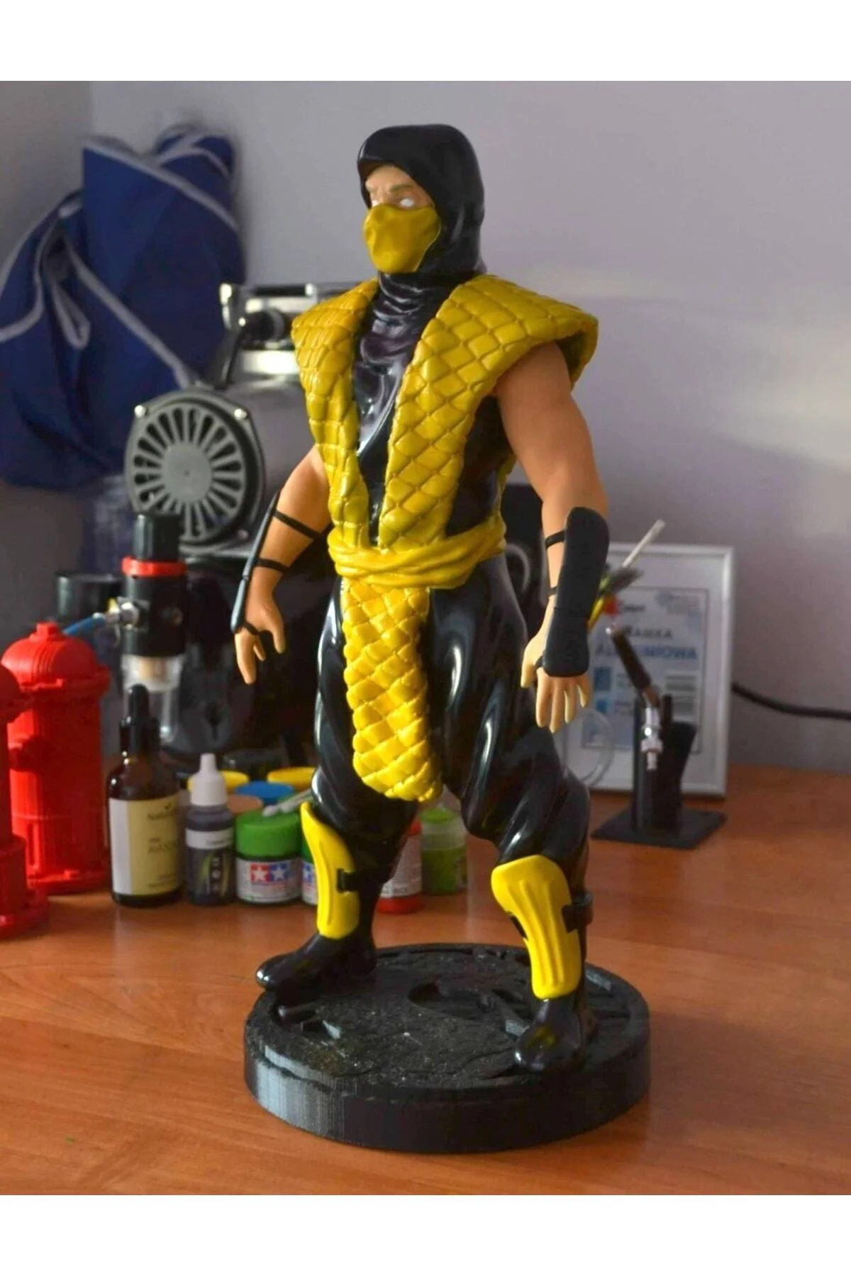Scorpion Mortal Kombat Boyalı Figür 20 Cm